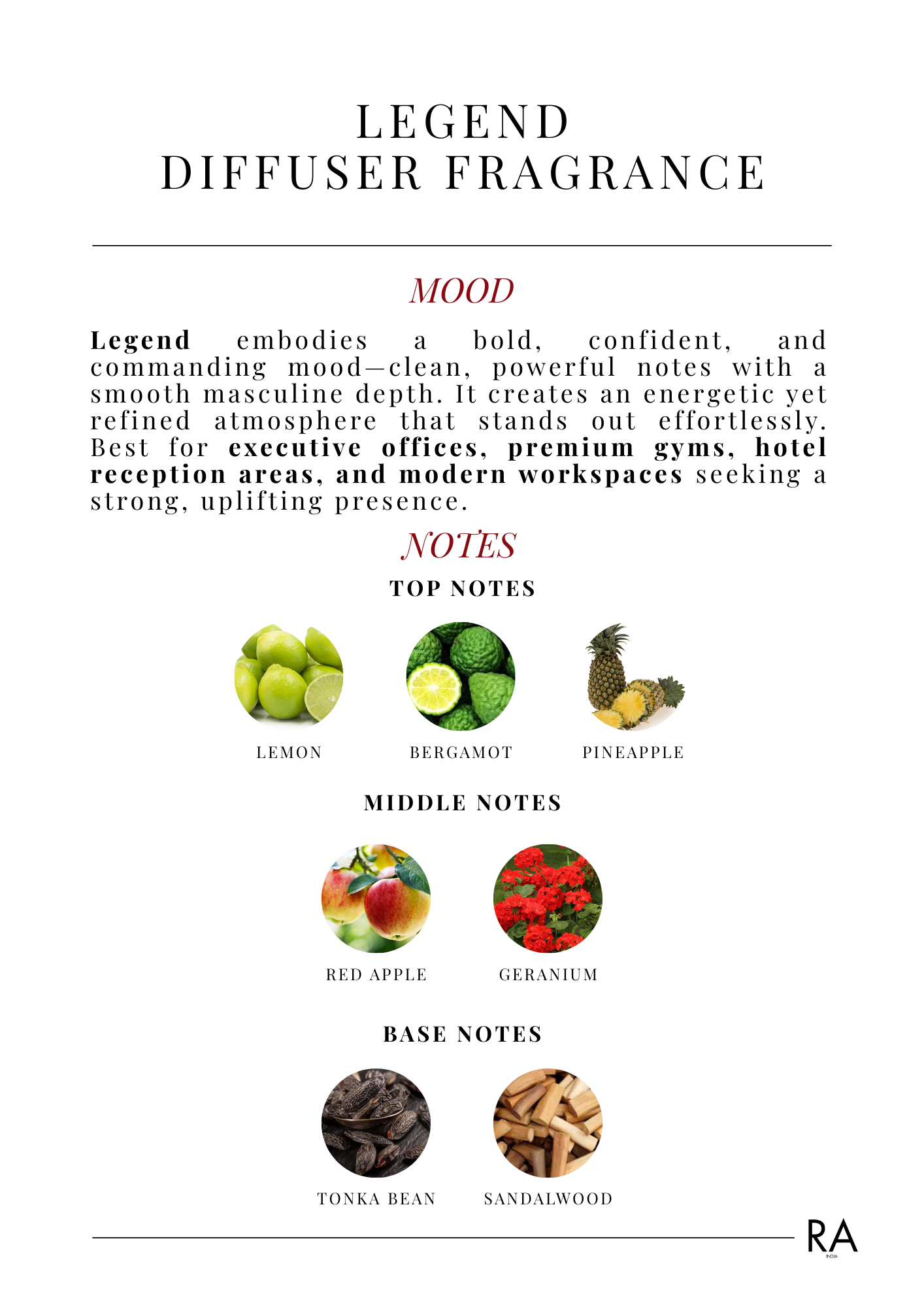 Legend- Diffuser Oil